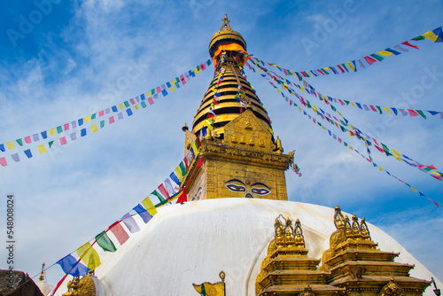 Swoyambhunath Temple in Kathmandu, Nepal Pilgrimage for Buddhists