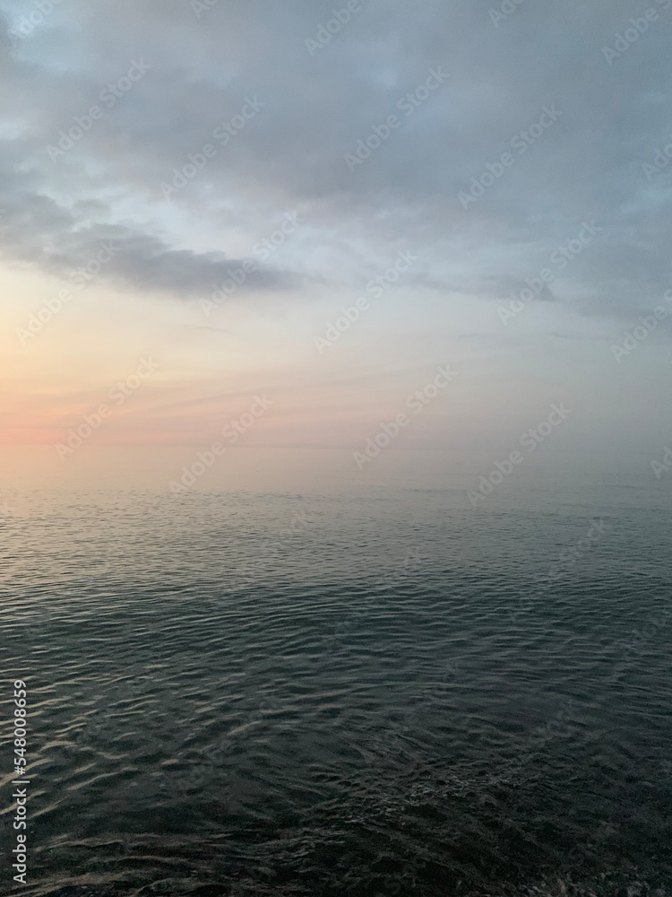sunset over the sea sunset over the sea