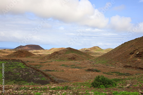 View on volcanes de Bayuyo to Fuerteventura 