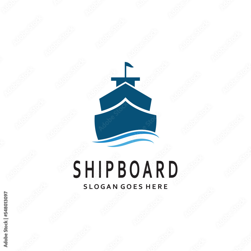 Cruise ship vector icon illustration design
