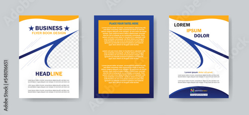 Business flyer book design print ready.