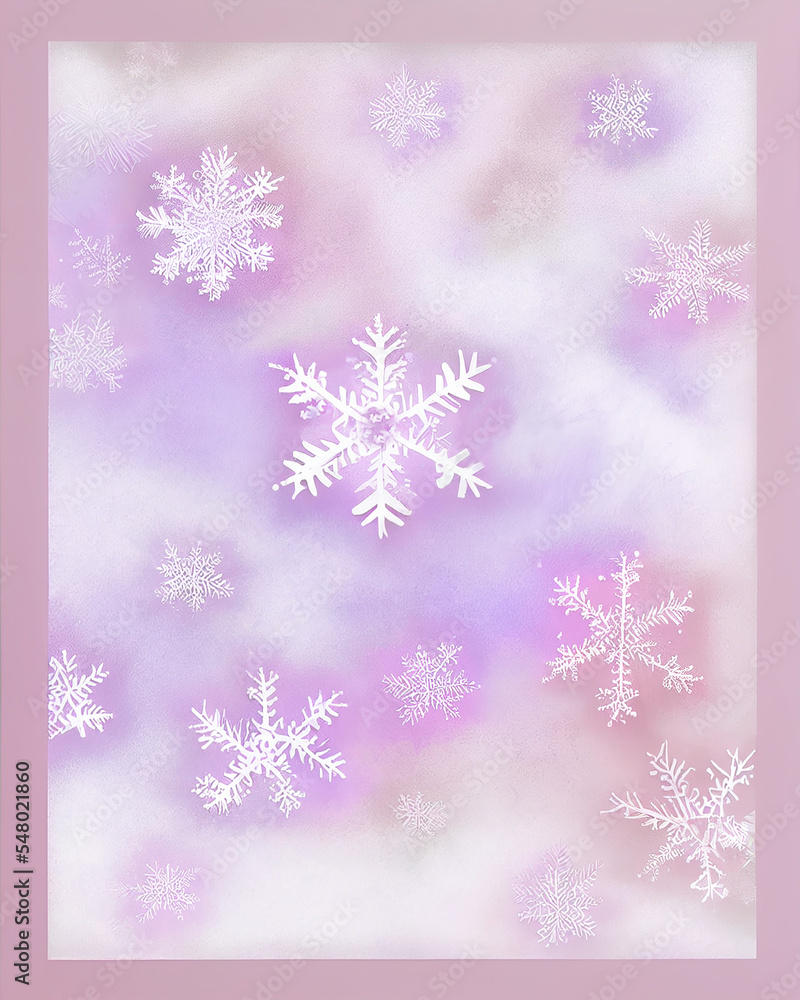 Snowflake background beautiful art watercolor block print design for poster, invitations, papers, wallpaper in winter colors and soft pastels. Snowflake background beautiful art watercolor block print design for poster, invitations, papers, wallpaper in winter colors and soft pastels.