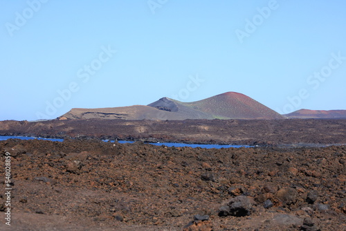 The Hervideros is a tourist site on the south-west coast of the island of Lanzarote 
