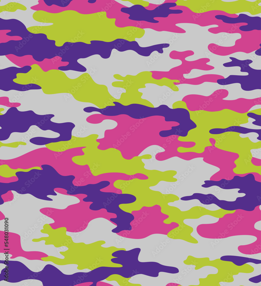 Trendy urban camouflage seamless bright pattern vector texture Trendy urban camouflage seamless bright pattern vector texture