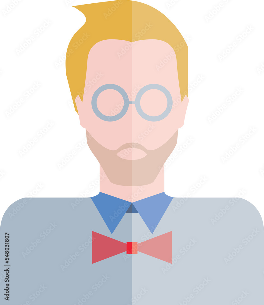 male character avatar illustration