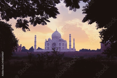 Photography Creative photography of Taj mahal during sunset, Agra, India