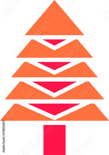 Free Download decorative Christmas tree illustration - GFXLoad