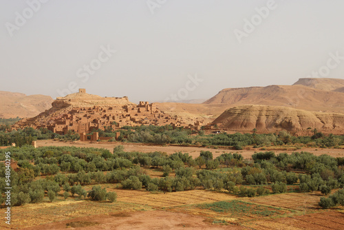 Ait Benhaddou, a historic ighrem or ksar of Berber origin located in the province of Ouarzazate (Morocco) photo