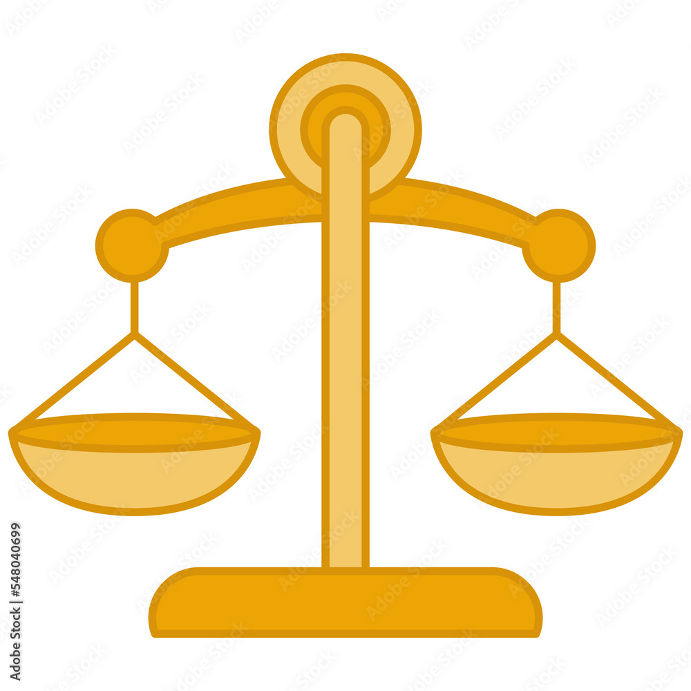 golden balance scales symbol golden balance scales symbol