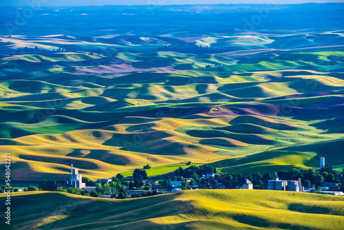 Sunset on the Palouse Region of Washington State, USA