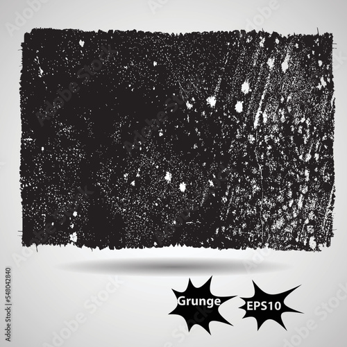Grunge urban background. Vector. Textured banner . Overlay distress shape . Simply place texture over any object to create grungy effect . Abstract,splattered , dirty,poster for your design. 