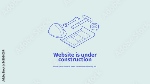 Website Under Construction Page