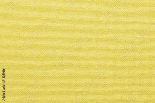 Yellow canvas close up texture background