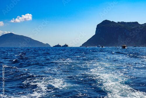 sea and rocks off Capri