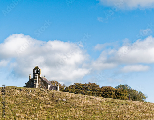 The Church of St Aidan at Throckrington, Northumberland, UK. photo