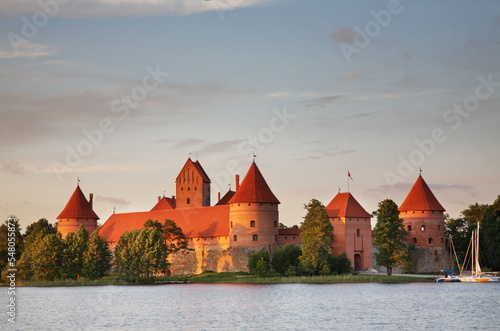 Island Castle in Trakai. Lithuania