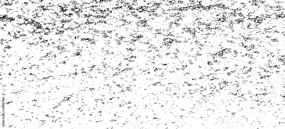 Abstract vector noise. Small particles of debris and dust. Distressed uneven background. Grunge texture overlay with fine grains isolated on white background. Vector illustration. EPS10.