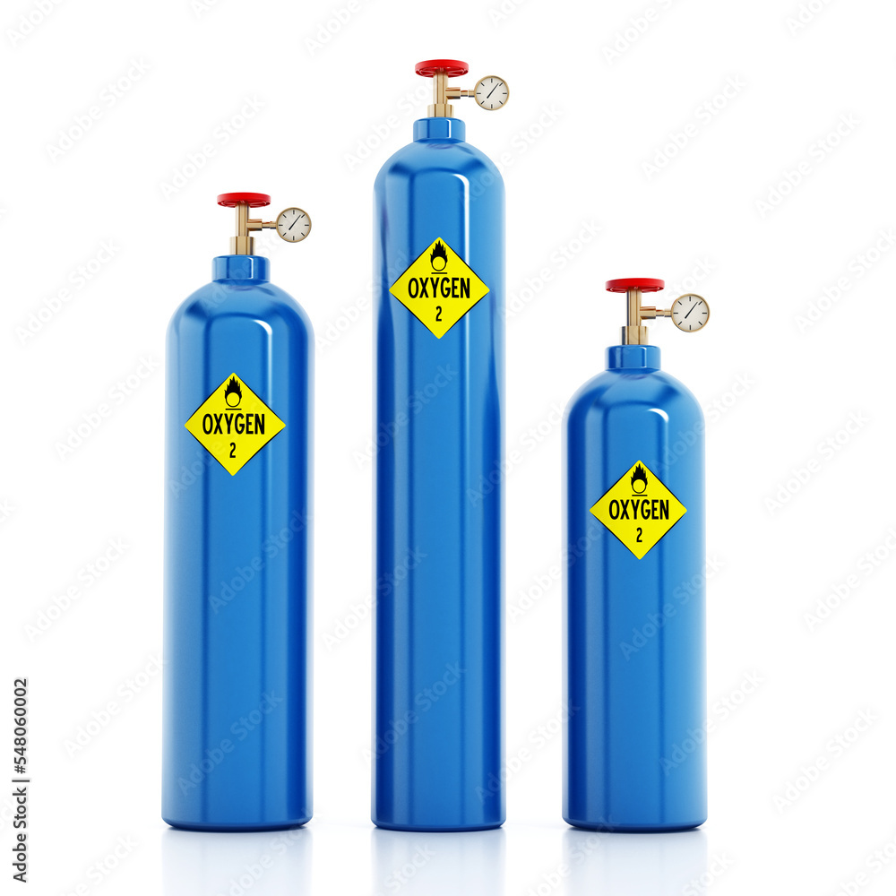 Oxygen tanks on transparent background. Stock Illustration | Adobe Stock