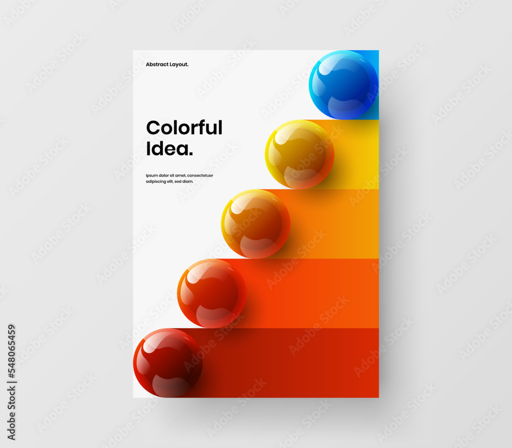 Modern company identity vector design template. Vivid realistic spheres corporate cover concept. Modern company identity vector design template. Vivid realistic spheres corporate cover concept.