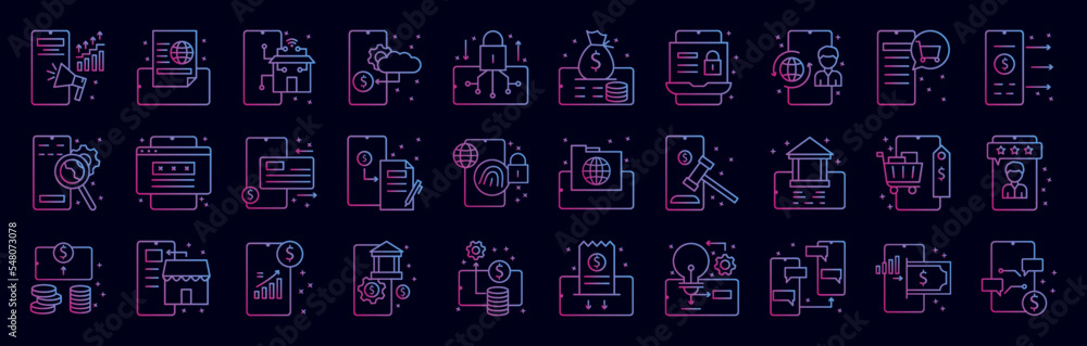 Mobile payment vector design Mobile payment vector design