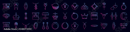 Jewelry nolan icon collections vector design