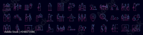Muslim businesswoman vector design