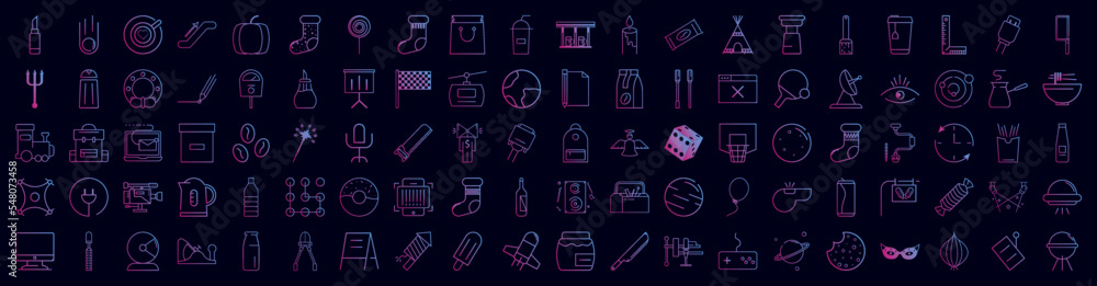 Web nolan icon collections vector design Web nolan icon collections vector design