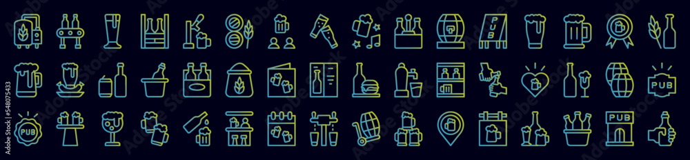 International beer day august nolan icons collection vector illustration design International beer day august nolan icons collection vector illustration design