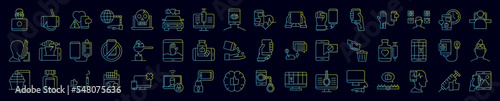 Social addict nolan icons collection vector illustration design
