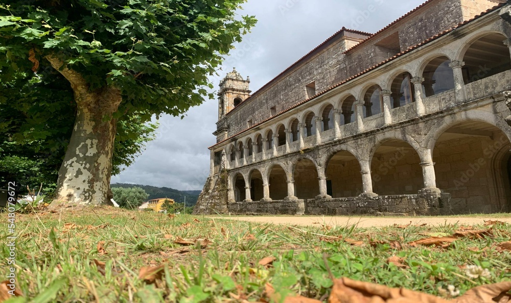 Obraz premium Monasterio de San Salvador de Lérez en Pontevedra, Galicia