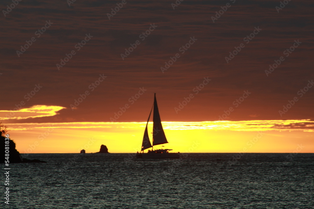 Fototapeta premium sunset on the beach