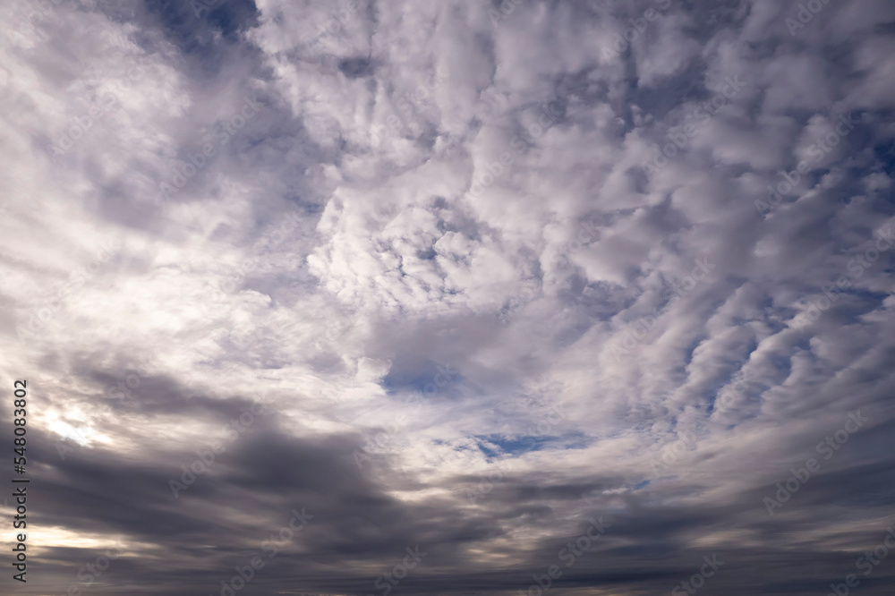 Obraz premium Dramatic cloudy sky. Abstract nature background for design purpose.