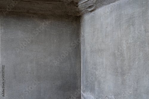 concrete wall, corner texture, background, abstract detail of a building, corner, closeup