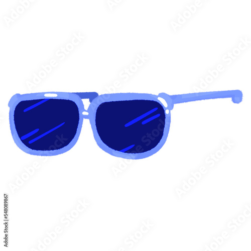 Sunglasses Cartoon Illustration