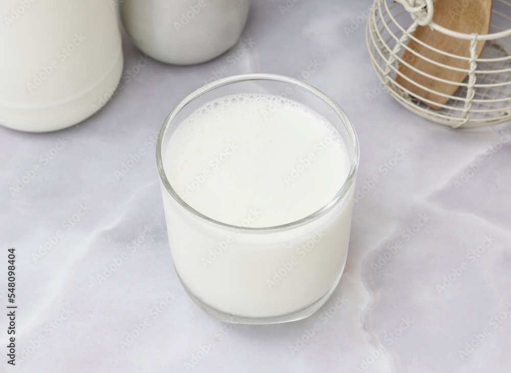 Fresh milk dairy in glass Fresh milk dairy in glass