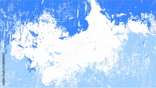 Fototapeta Naklejka Na Ścianę i Meble -  Blue watercolor background for textures backgrounds and web banners design