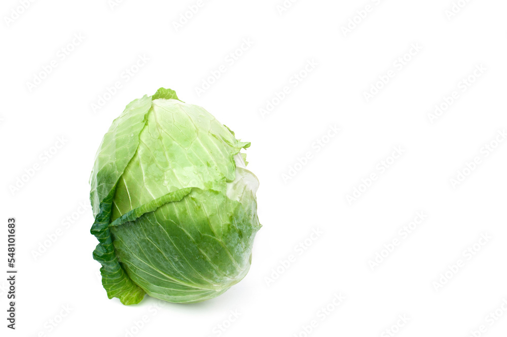 Cabbage isolated on white background. Cabbage isolated on white background.