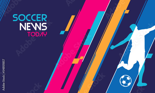 Great editable vector of soccer or football background design suit for any digital and print graphic resources