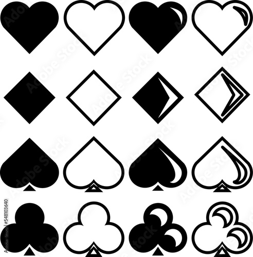 Poker simbols