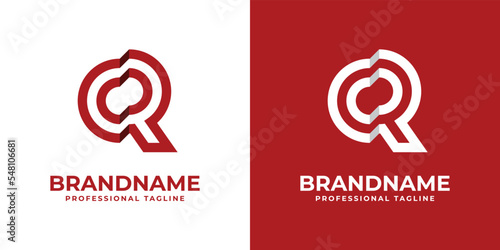 Modern Letter CR Logo, suitable for any business or identity with CR / RC initials.