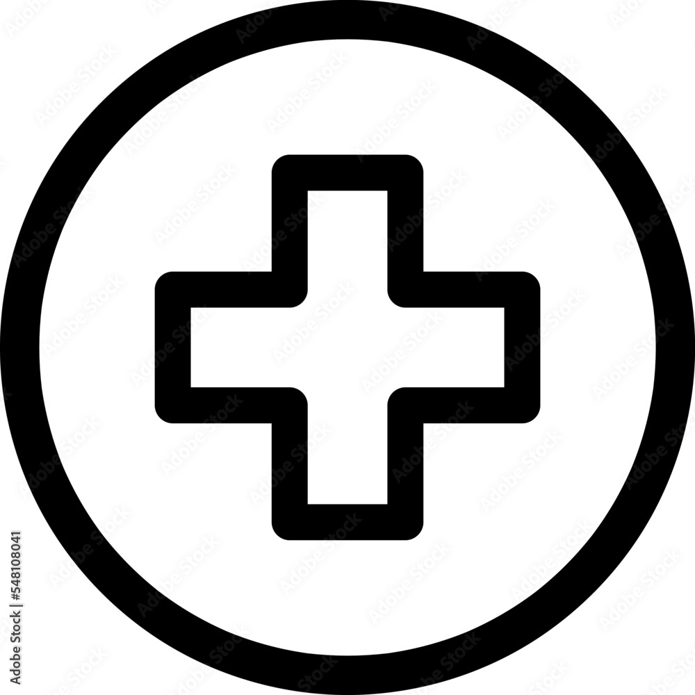 Medical cross line icon. linear style sign for mobile concept and web design..eps Medical cross line icon. linear style sign for mobile concept and web design..eps
