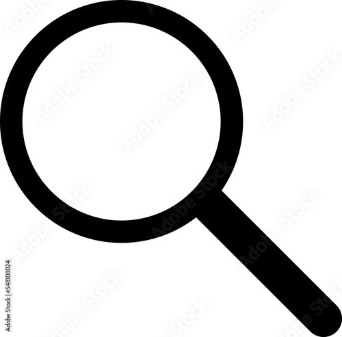 magnifying glass line icon, outline vector sign, linear pictogram isolated on white. logo illustration.eps