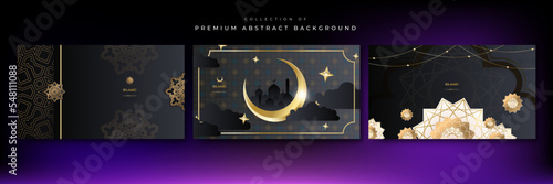 Realistic three dimensional ramadan background with arabic ornamental mandala pattern and mosque. Vector illustration for presentation design, flyer, social media cover, web banner, greeting card