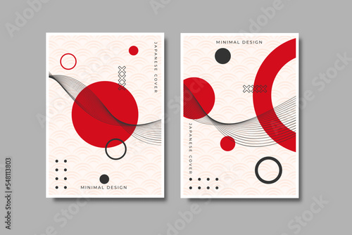 modern wave japanese cover design collection