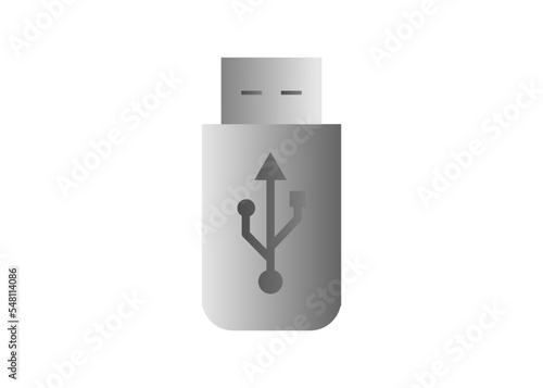 USB アイコンのイラスト