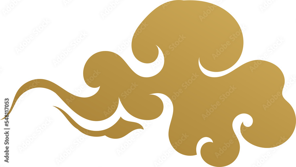 Obraz premium Chinese Clouds Illustration