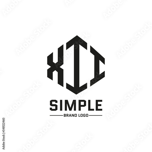 Real estate company logo. roman numeral logo