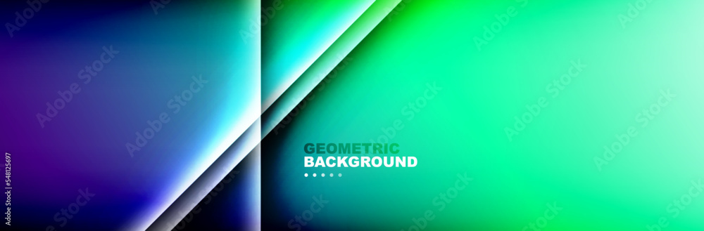 Obraz premium Shadow lines on gradient geometric abstract background. Vector Illustration For Wallpaper, Banner, Background, Card, Book Illustration, landing page