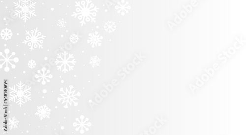  Snowflake, pastel gray background, winter concept. Christmas background for greeting card. Snowflake, Christmas ornament or design. Vector illustration pattern vector