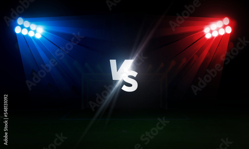 Football Bright stadium arena lights vector design.